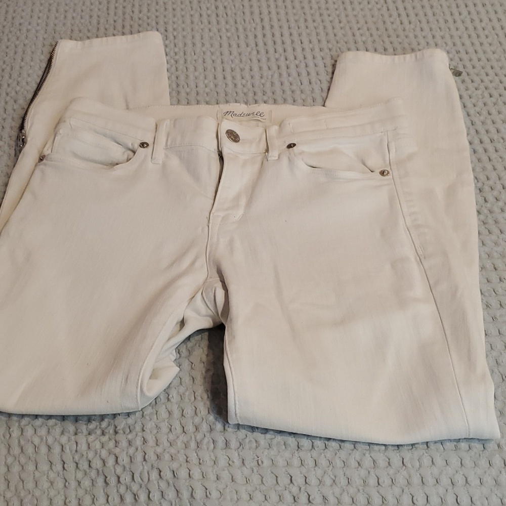 Madewell White Jeans Size 27